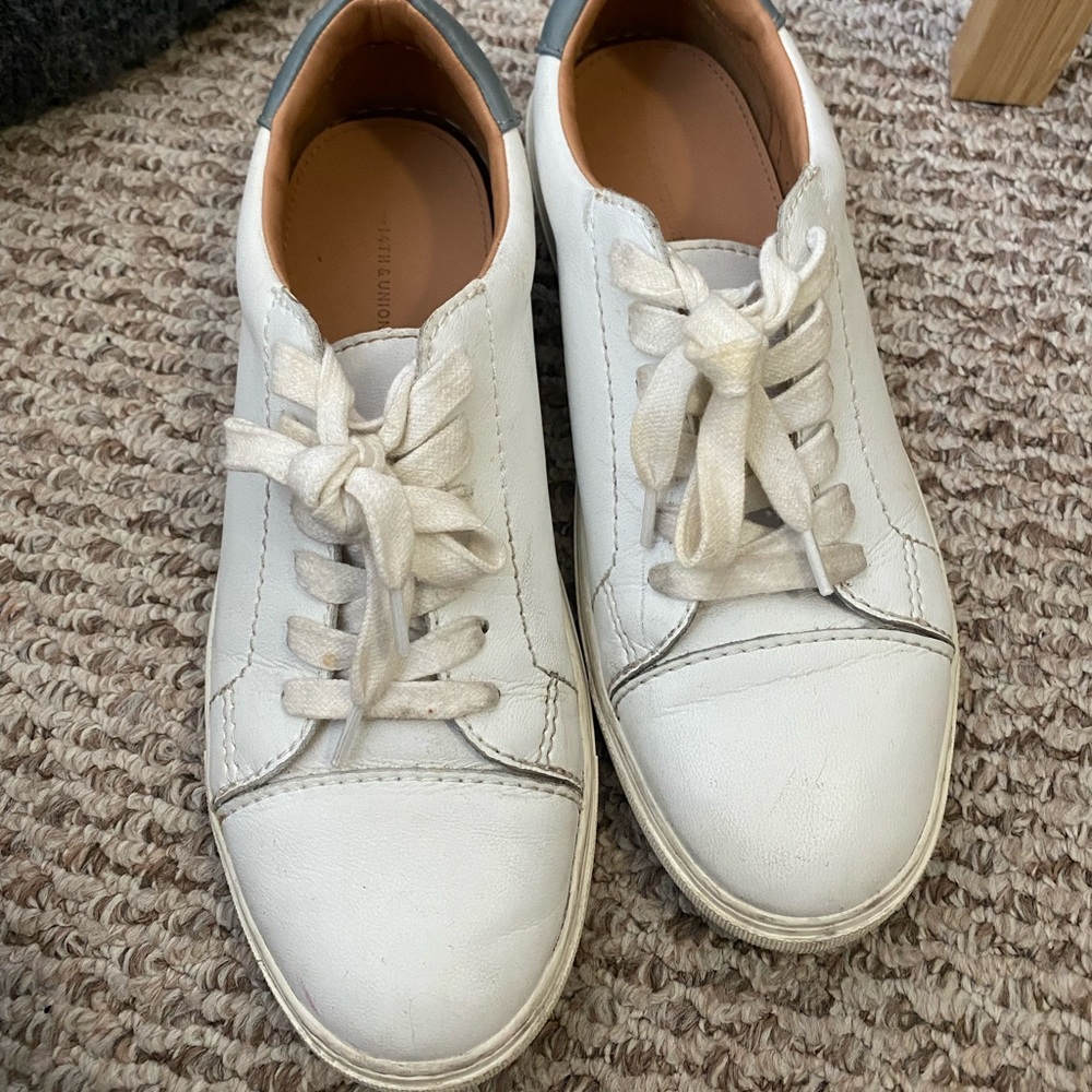 White sneakers